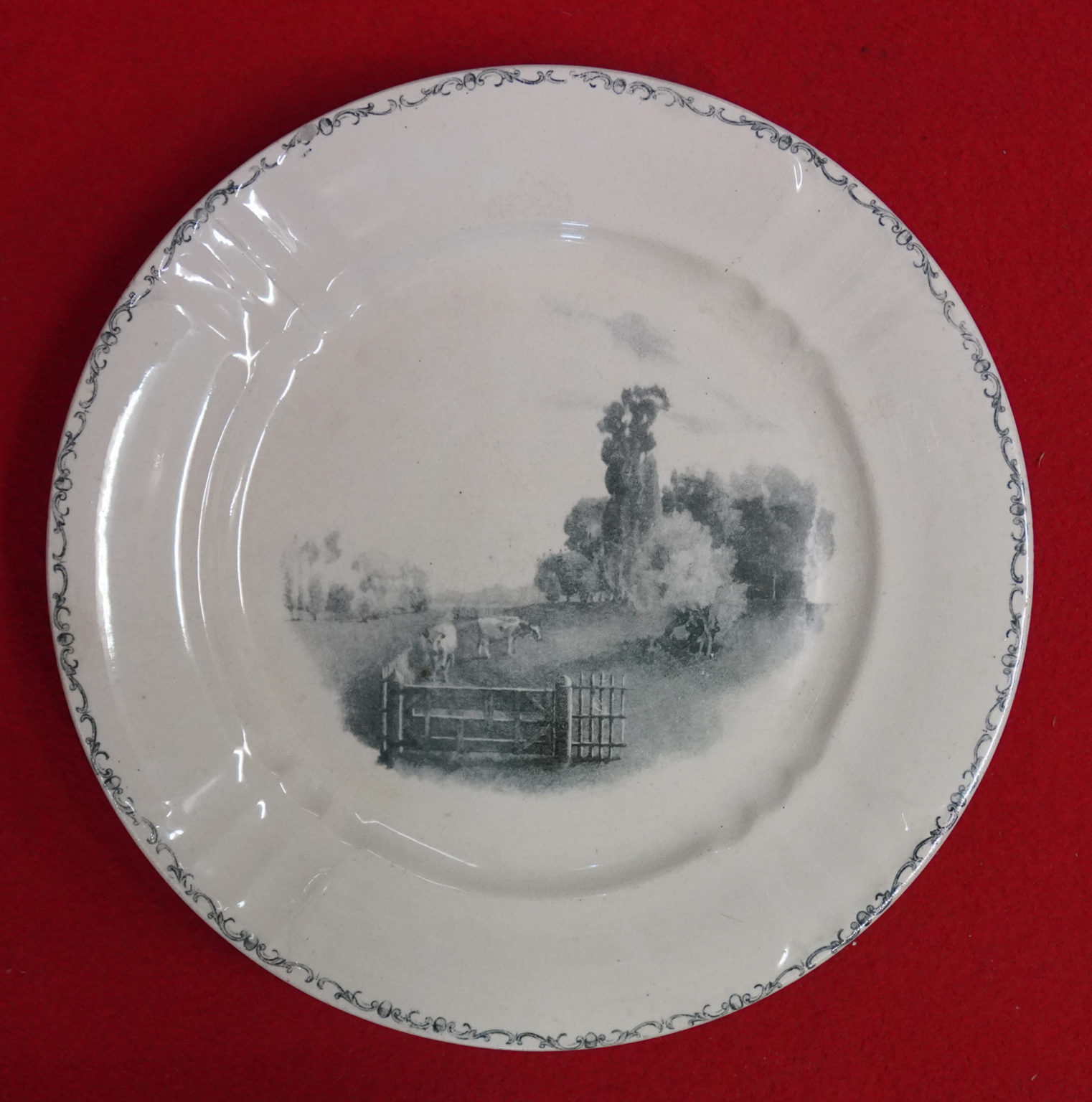 Plat Sur Pied Art Déco – Assiette Douche Plaquée Argent – France 1920-1949